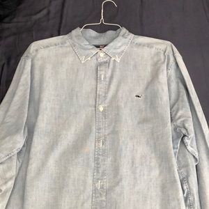 Denim classic fit whale shirt Vineyard Vines XL long sleeve.
